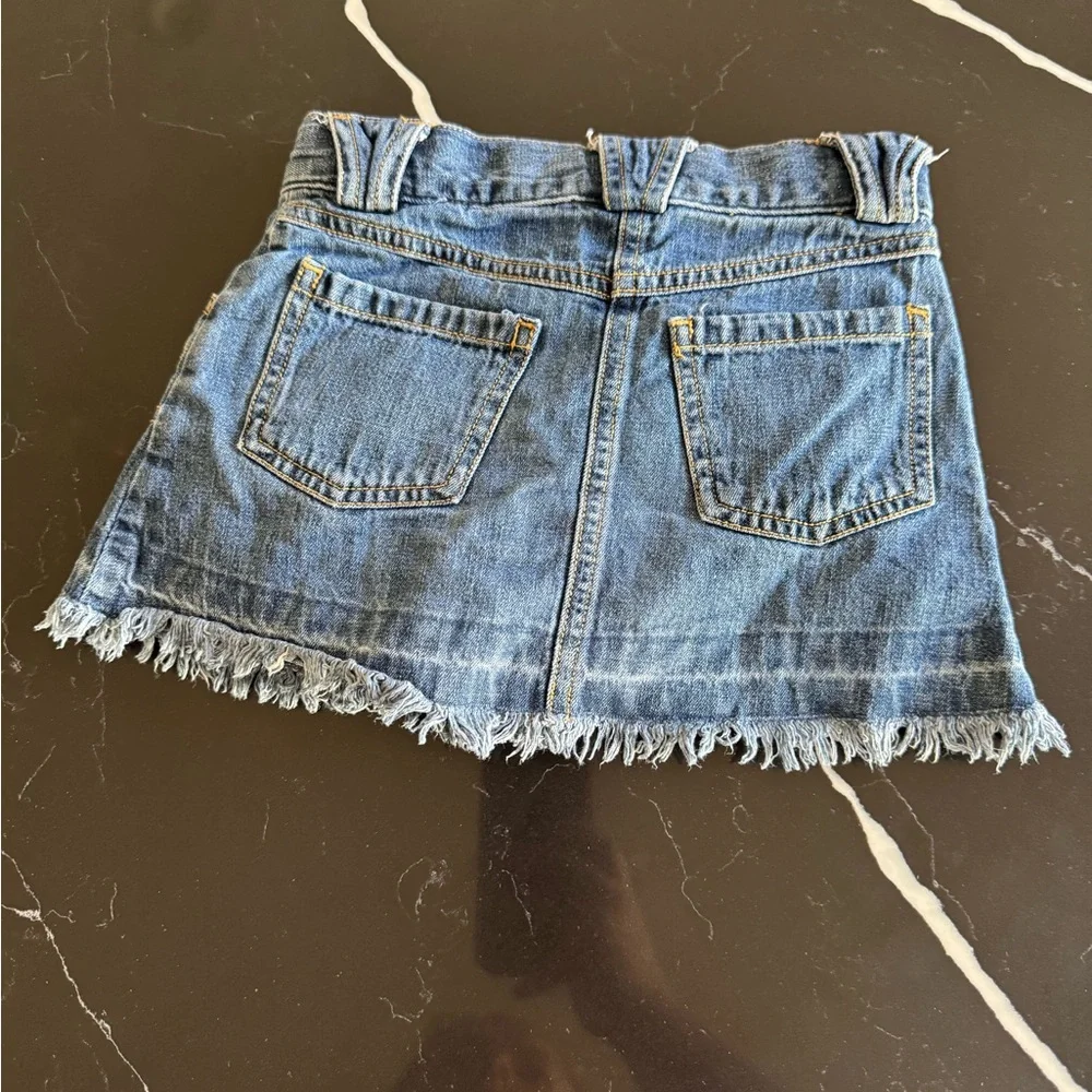 Y2K Embroidered Denim Mini Skirt‎
